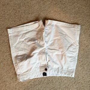 J. Crew White Cotton Shorts 7 inch 36 waist